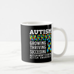 Autism Warrior Kids Puzzle Support Autism Awarenes Coffee Mug