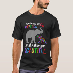 Autism What Makes You Different Makes You Beautifu T-Shirt