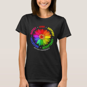 Autism Women Men Respect Love Support Autism Awar T-Shirt