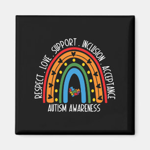 Autism Women Men Respect Love Support Autism Aware Magnet