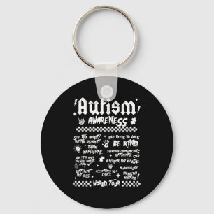 Autism World Tour Autism Awareness Key Ring