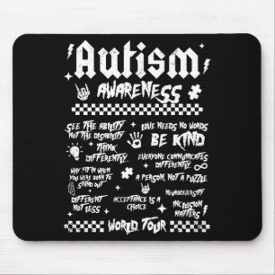 Autism World Tour Autism Awareness Mouse Mat