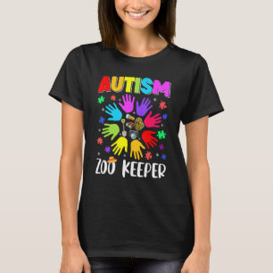 Autism Zoo Keeper Puzzle Autism Awareness Autistic T-Shirt