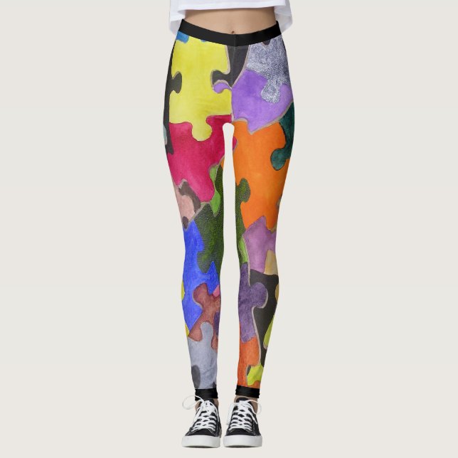 Autism's Path Leggings (Front)