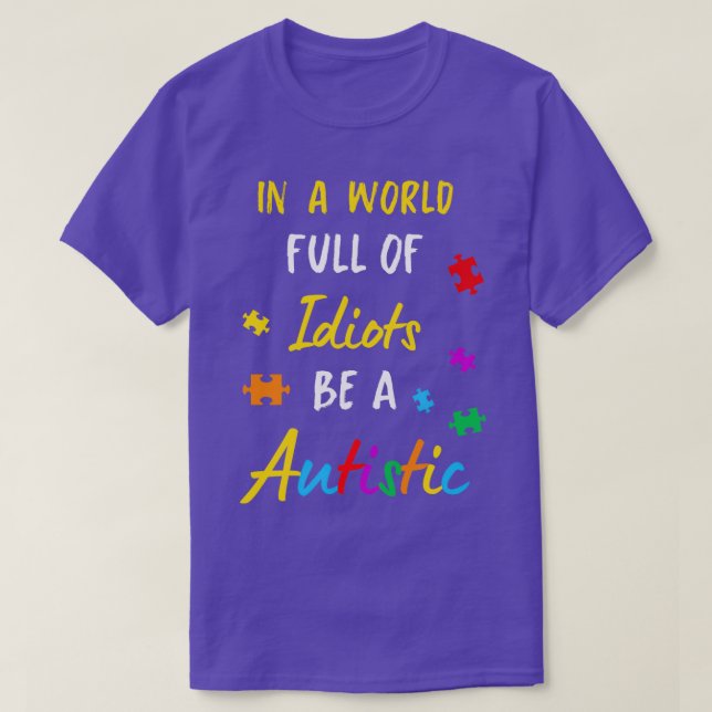 Autist Autism Autism Awareness Day Asperger Kind 5 T-Shirt (Design Front)