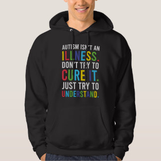 Autist consciousness outfit autism is not a diseas hoodie