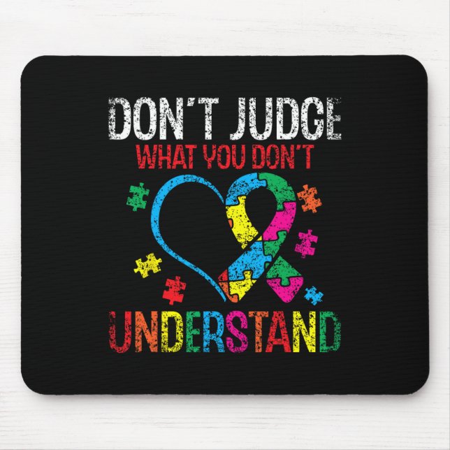 Autist Support Autism 1  Mouse Mat (Front)