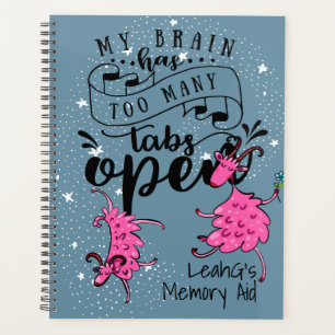 Autistic Adult or Teen Personalised Planner Funny