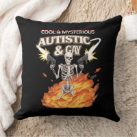 Autistic and Gay Skeleton Funny Autism Awareness