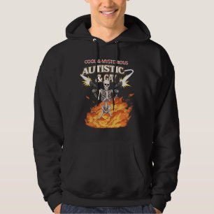 Autistic and Gay Skeleton Funny Autism Awareness Hoodie