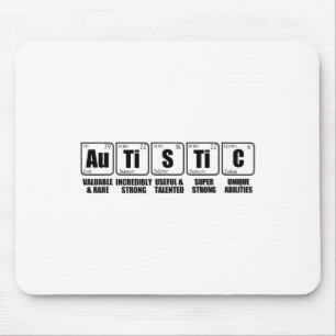 Autistic Au Ti S Ti C Periodic Table Of Elements A Mouse Mat