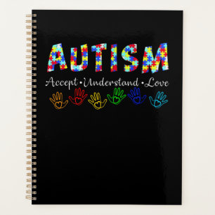 Autistic Autism Accept Understand Love Planner