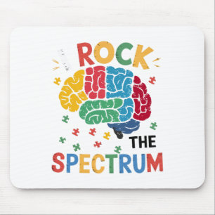 Autistic Autism Awareness Boys Toddler I Rock The Mouse Mat