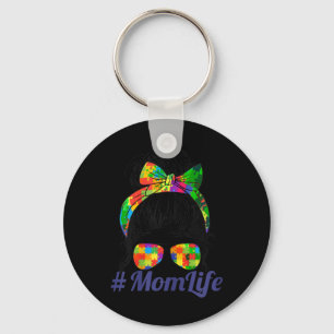 Autistic Autism Awareness Mum Life Women Mum. This Key Ring