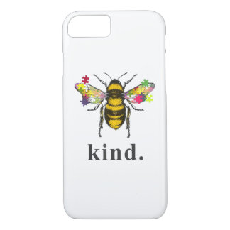 Autistic | Autism Be Kind Beekeeper Puzzle Piece iPhone 8/7 Case