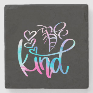 Autistic Be Kind Autism Awareness Stone Coaster
