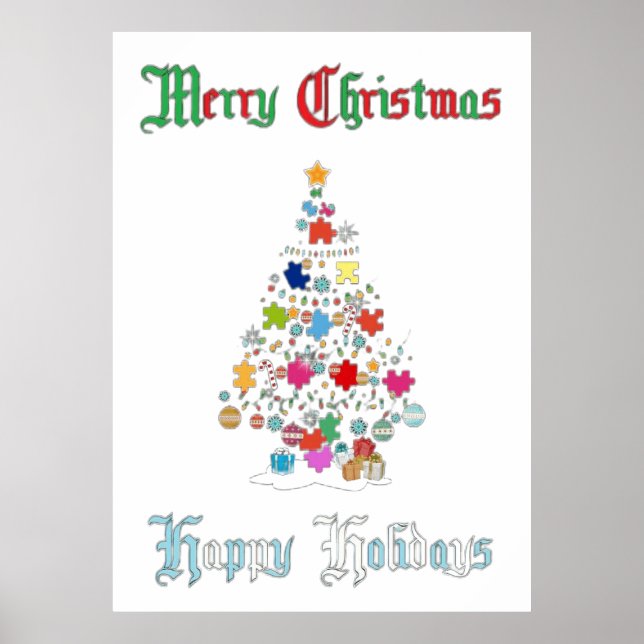 Autistic Christmas Poster (Front)