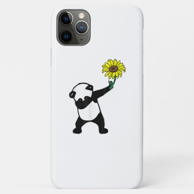 Autistic | Dabbing Panda Bear Sunflower Case-Mate iPhone Case (Back)