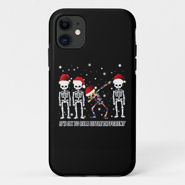 Autistic | It's Ok To Be Different Dabbing Dance Case-Mate iPhone Case (Back)