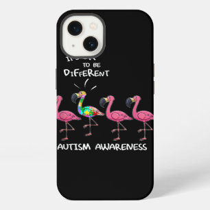 Autistic It's Ok To Be Different Flamingo Puzzle iPhone 13 Case