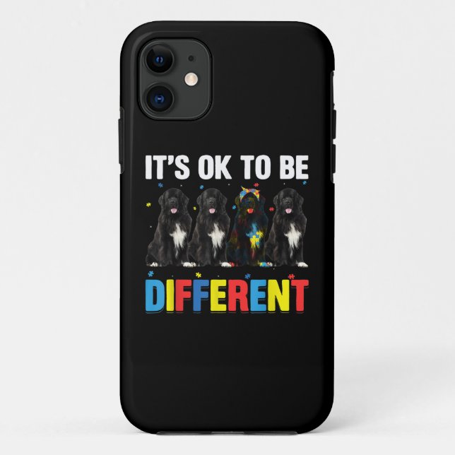 Autistic |It's Ok To Be Different Newfoundland Mum Case-Mate iPhone Case (Back)