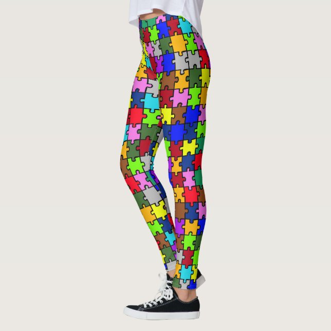 Autistic Jigsaw Leggings (Left)