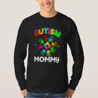 Autistic Mummy Puzzle Support Family Autism Awaren T-Shirt