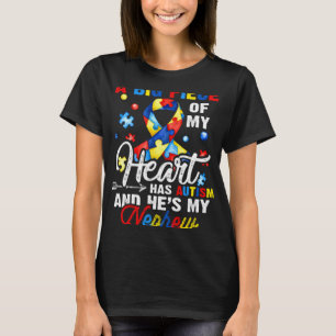 Autistic Nephew Autism Awareness Month For Kids Bo T-Shirt