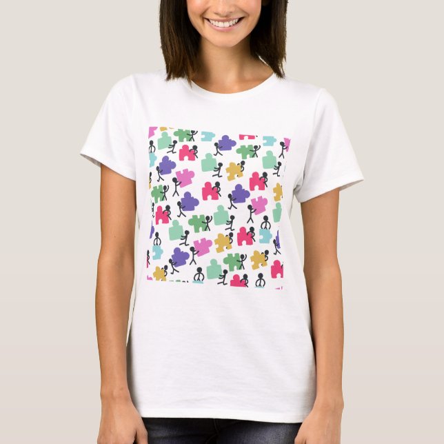autistic people T-Shirt (Front)