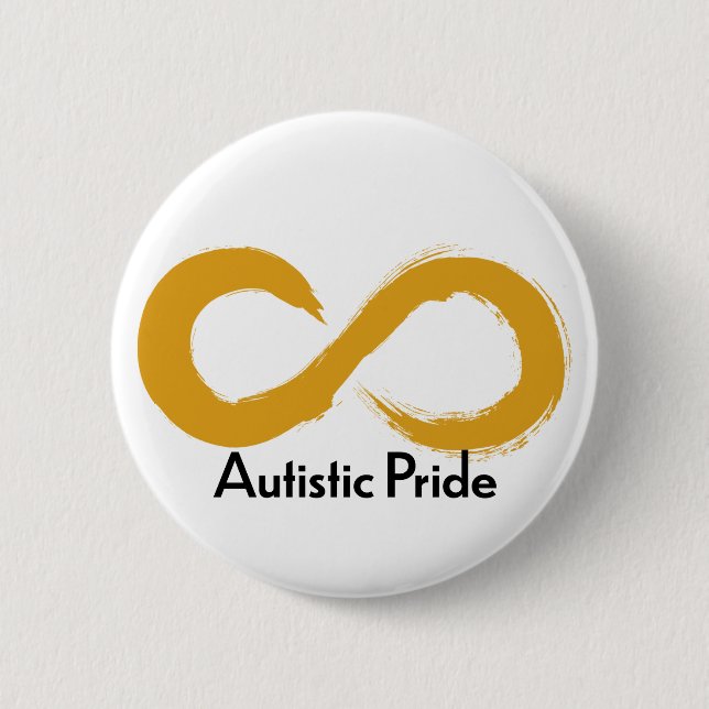 Autistic Pride 6 Cm Round Badge (Front)