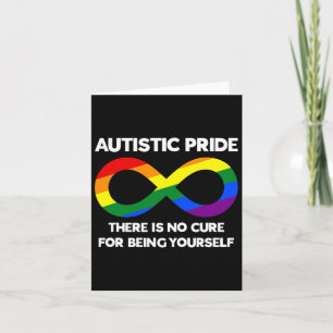 Autistic Pride - Autism Awareness - Rainbow Infini Card