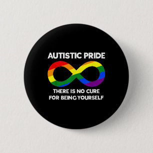 Autistic Pride Autism Awareness Rainbow Infinity S 6 Cm Round Badge