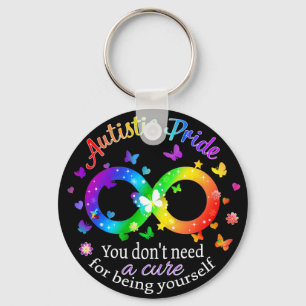 Autistic Pride Key Ring