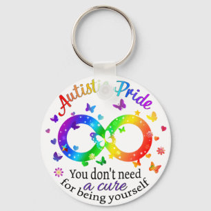 Autistic Pride Key Ring
