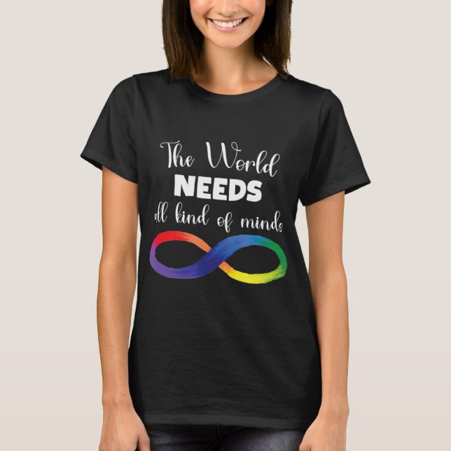 Autistic Pride lovers, this awesome Autism awarene T-Shirt (Front)