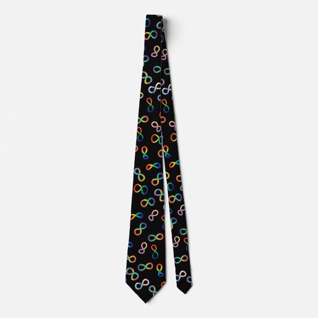 Autistic Pride Neurodiversity Acceptance  Tie (Front)