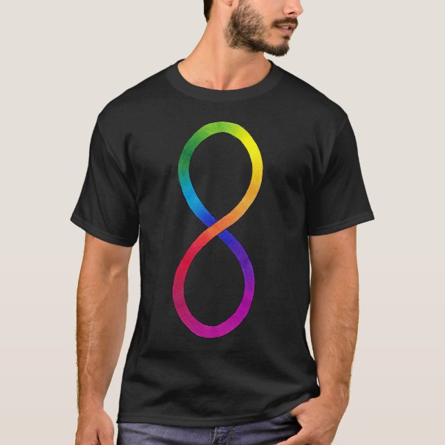 Autistic Pride Symbol Vertical T-Shirt (Front)