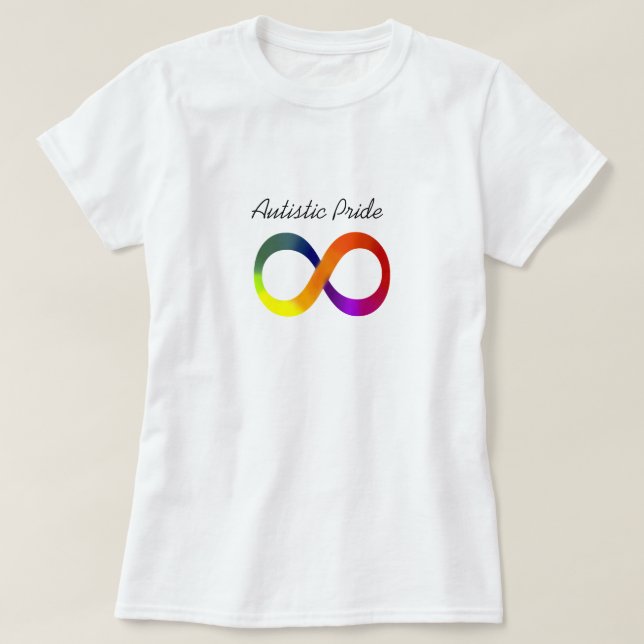 Autistic Pride T-Shirt (Design Front)