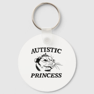 Autistic Princess Mouse Kids Children Autism Aware Key Ring
