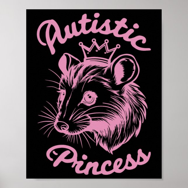 Autistic Princess Opossum 1  Poster (Front)