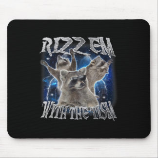 Autistic Racoon Autism Meme Funny Rizz Em With The Mouse Mat