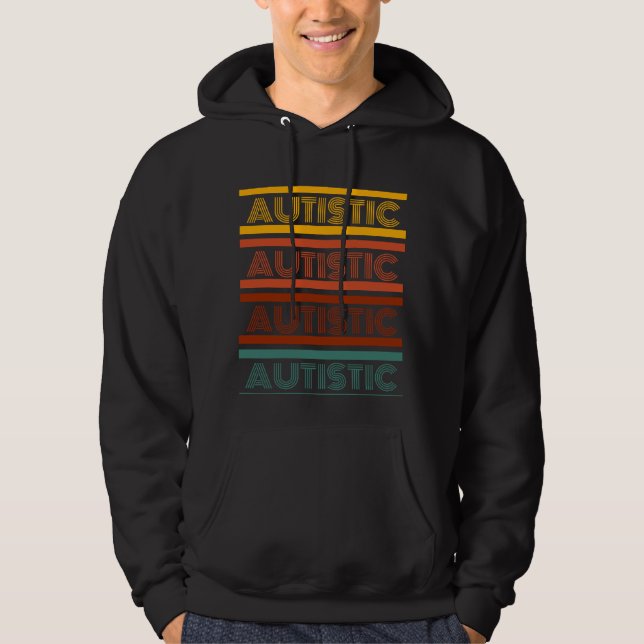 Autistic Retro Style Shirt (Front)