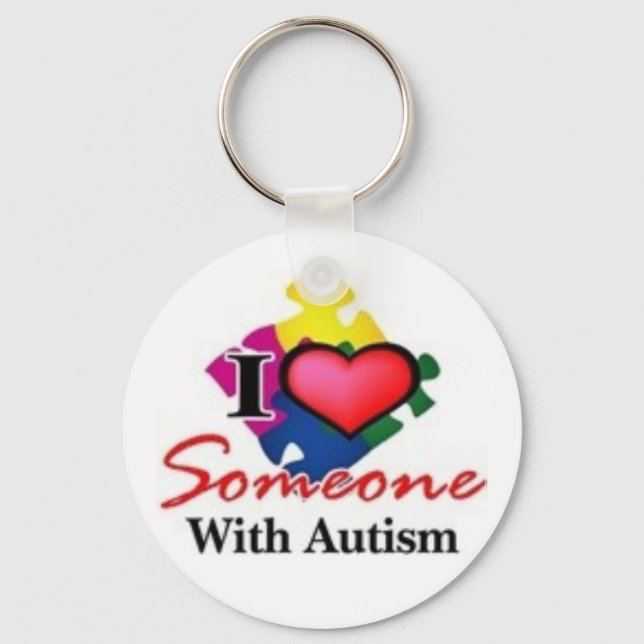 autistic someone key ring (Front)