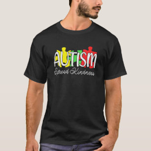 Autistic Spread Kindness Autism Awareness Neurodiv T-Shirt