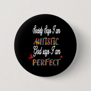 Autistic Teen Boys Pride Gift Autism Awareness Day 6 Cm Round Badge