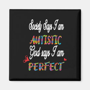 Autistic Teen Boys Pride Gift Autism Awareness Day Magnet