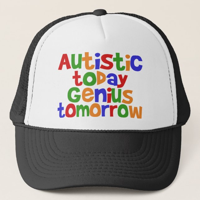 Autistic Today Trucker Hat (Front)