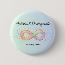 Autistic Unstoppable Pastel Infinity Symbol Gift