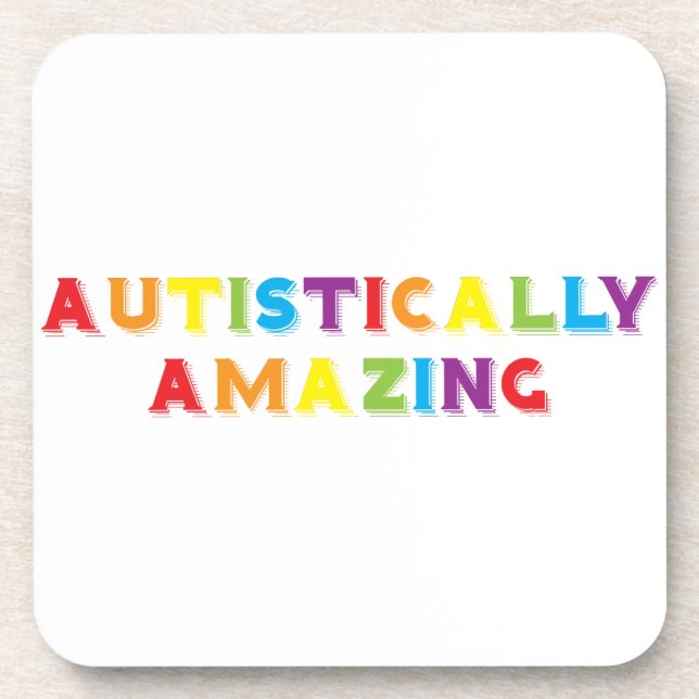 Autistically Amazing Coaster (Front)