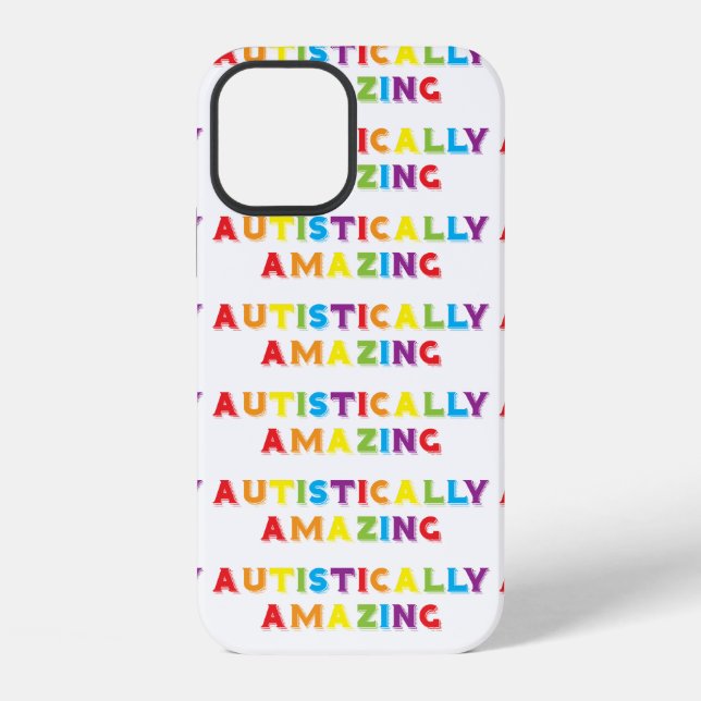 Autistically Amazing iPhone Case (Back)